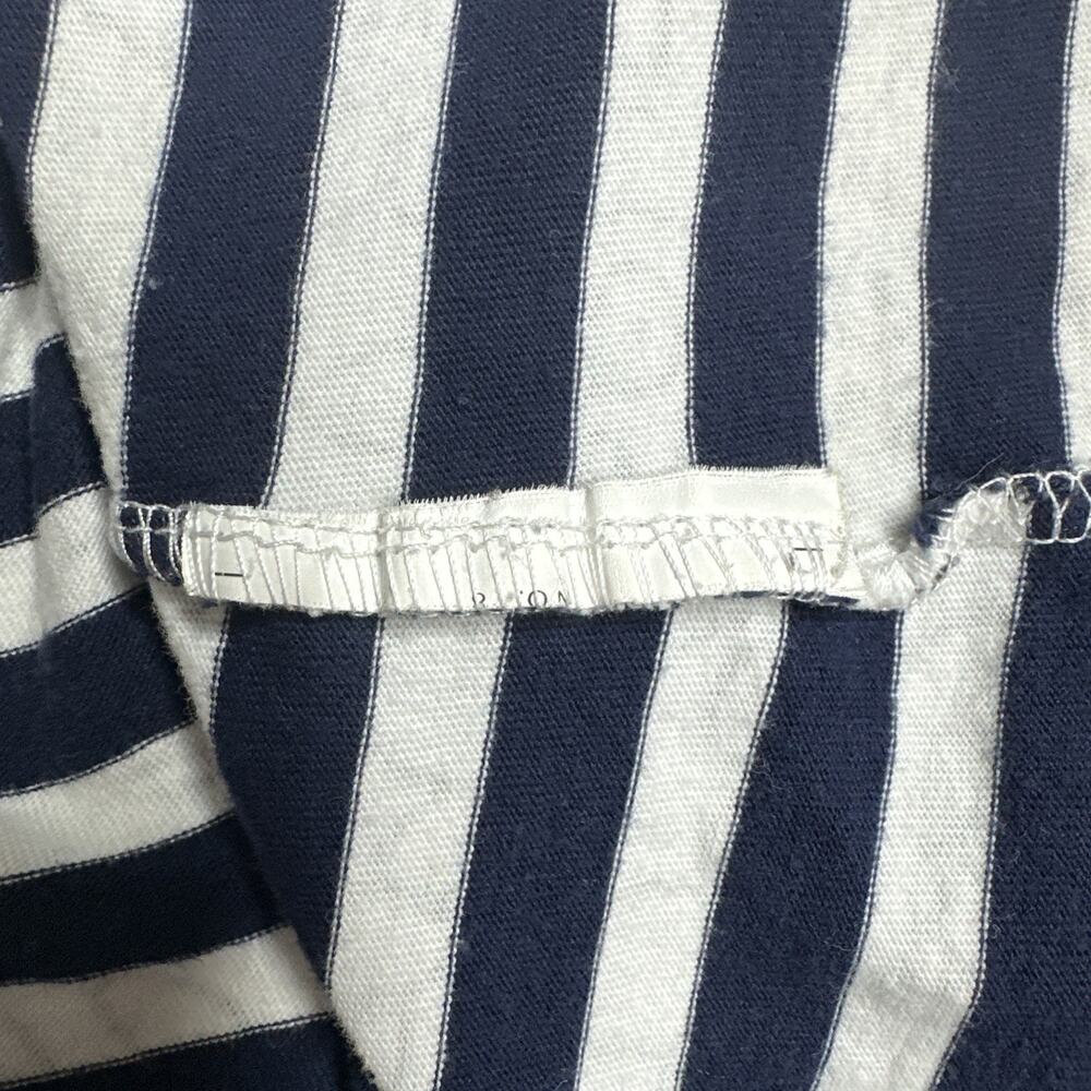 Commes des Garcons Play x Matt Groening Navy Blue Striped Long Sleeve Size Small - Picture 12 of 13